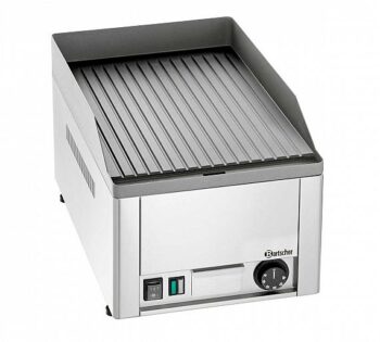 Bartscher Plancha Fry Top de Acero Ranurado GDP 320E-R