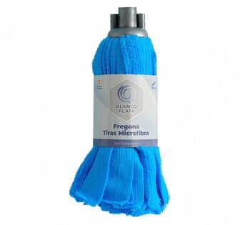 Blancoplata Fregona Tiras Microfibra Azul