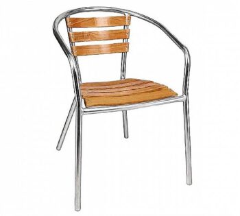 Bolero Sillón Aluminio y Fresno U421