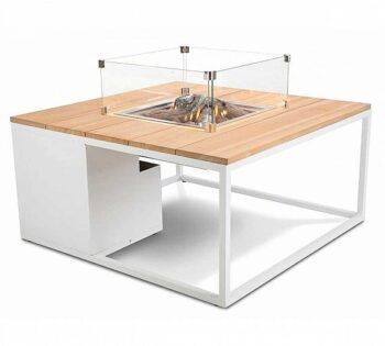 Butsir Fuego de Jardín Cosiloft 100 Blanca / Teca