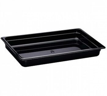 Cambro H-Pan Cubeta Negra Alta Temperatura GN 1/1
