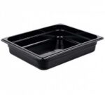 Cambro H-Pan Cubeta Negra Alta Temperatura GN 1/2