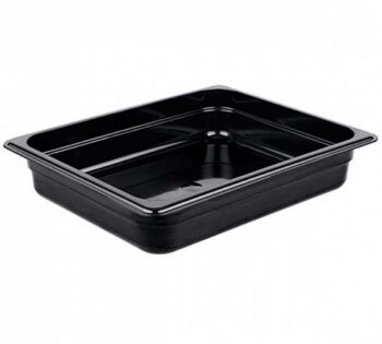 Cambro H-Pan Cubeta Negra Alta Temperatura GN 1/2