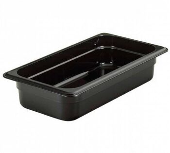 Cambro H-Pan Cubeta Negra Alta Temperatura GN 1/3