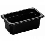 Cambro H-Pan Cubeta Negra Alta Temperatura GN 1/4