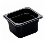Cambro H-Pan Cubeta Negra Alta Temperatura GN 1/9