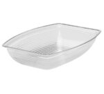 Cambro Ensaladera Acanalada Rectangular