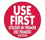 Cambro Rollo Etiquetas Use First