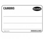 Cambro Etiqueta Disoluble de Rotación de Alimentos