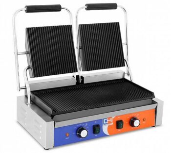 ClimaHosteleria Plancha Grill Eléctrica Doble