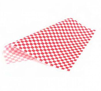 Papel Envoltorio Antigrasa Rojo