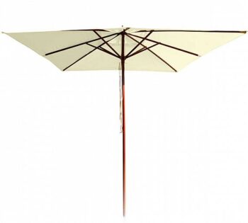 Conva Parasol Línea Forte Madera Plus 3 x 3 Acrílico