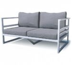 Conva Sofá 2 Plazas Aluminio con Brazos CHAV2B