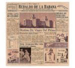 Papel Antigrasa de Aperitivo Periódico La Habana
