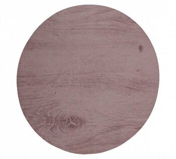 Dbmark Tabla Melamina Redonda Acabado Roble