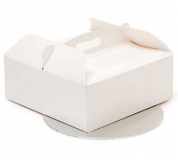 Decora Caja Cuadrada con Asa y Bandeja