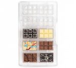Decora Molde Policarbonato Tabletas Chocolate Pequeñas