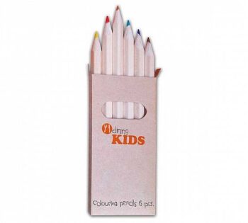 Dining Kids Caja con 6 Lápices de Colores