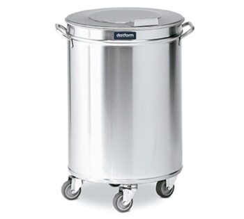 Distform Cubo Basura con Ruedas y Tapa