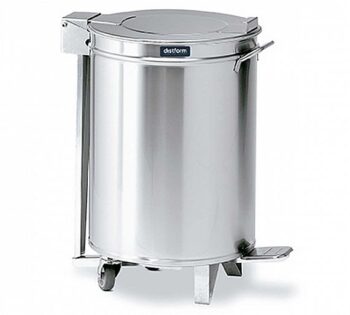 Distform Cubo Basura con Ruedas, Tapa y Pedal
