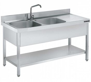 Distform Fregadero Gama 700 con Bastidor y Estante