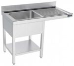 Distform Fregadero Gama 600 con Espacio Lavavajillas y Estante