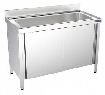 Distform Fregadero Gama 700 Gran Capacidad con Bastidor y Puertas