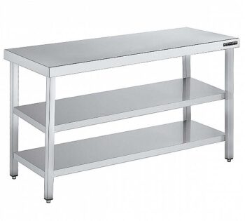 Distform Mesa Central Gama 900 con 2 Estantes