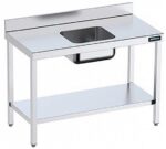 Distform Mesa Mural Gama 600 con Cubeta Central y Estante