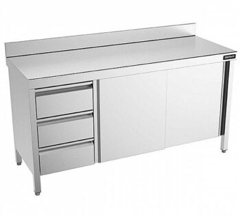 Distform Mesa Mural Gama 600 con Cajones y Puertas Correderas