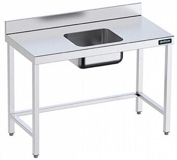 Distform Mesa Mural Gama 700 con Cubeta Central sin Estante