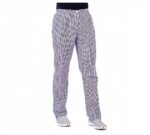 Eurosavoy Pantalón Namur Media Goma Cuadros Azul