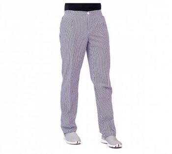 Eurosavoy Pantalón Namur Media Goma Cuadros Azul