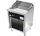Fainca HR Fry Top de Cromo Serie 600 de Pie FT-ECR