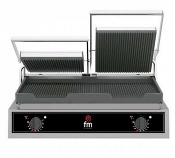 FM Plancha Grill Acanalada Doble GR-2