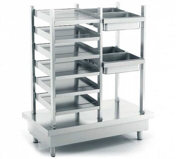 FriBuffet Self Service Dispensador Bandejas, Vasos y Cubiertos