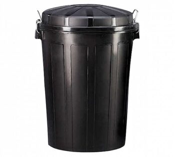 Fricosmos Contenedor de Basura Negro
