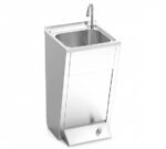 Fricosmos Lavamanos Registrable de Pie con Pedestal y Pulsador