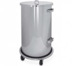 Fricosmos Cubo con Tapa y Ruedas 70 litros