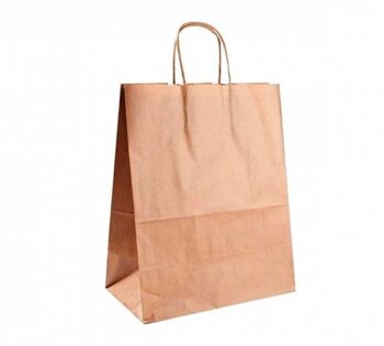 Bolsa SOS Papel Kraft con Asa 26 (250 uds)