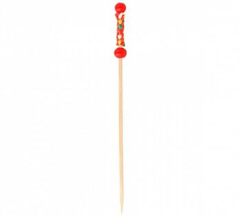 Picks Perla Rojo Bambú (100 uds)