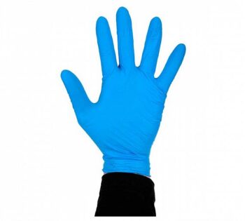 Gastronoble Guantes de Nitrilo Desechables Azules sin Polvo