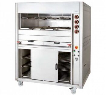 Grelhaco Asador de Gas Doble para Pollos