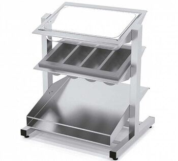 IdeAcer Carro Dispensador de Bandejas y Vasos