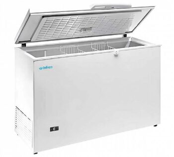 Infrico Arcón Congelador Tapa Abatible HF 400 AL HC