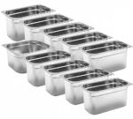 Infrico Kit Cubeta Acero Inox GN 1/2 y GN 1/3