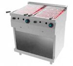 Jemi Parrilla a Gas Piedra Volcánica Serie 600 Pie