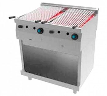 Jemi Parrilla a Gas Piedra Volcánica Serie 600 Pie