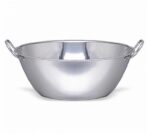 J.L.Blanco Caldero Inox Fondo Plano con Asas