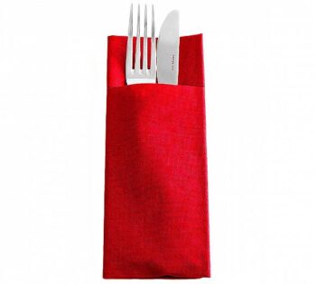 La Pajarita Servilleta Canguro Color Roja